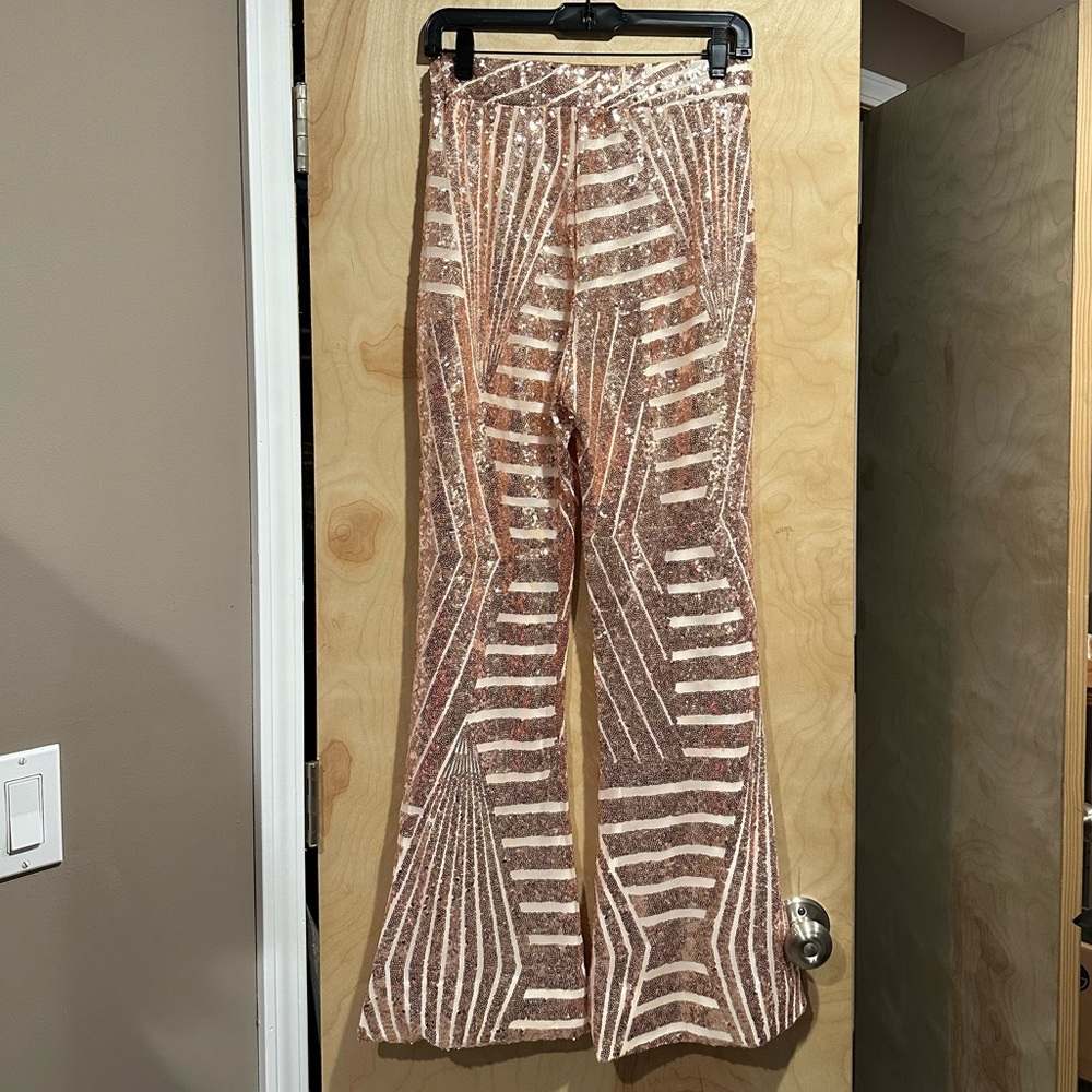 Fun festive Sequin pants